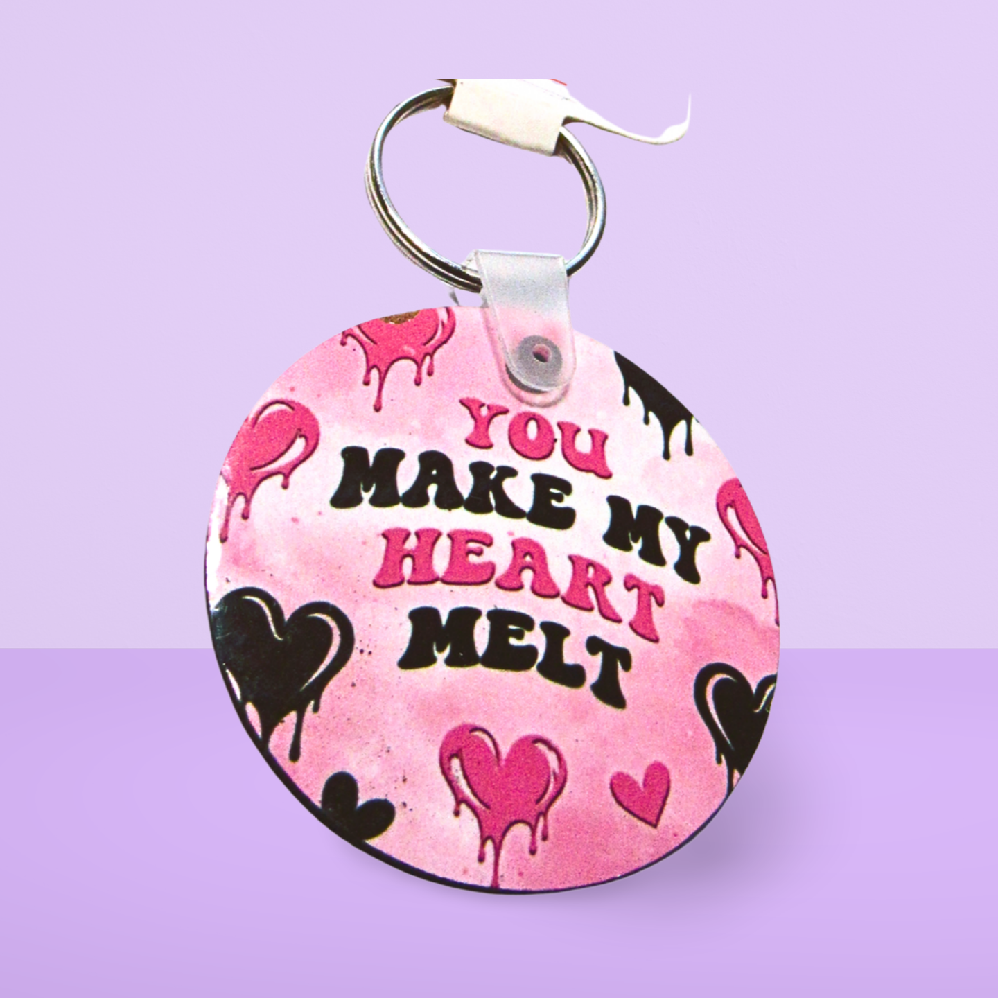 Round Shaped Sublimated Keychain