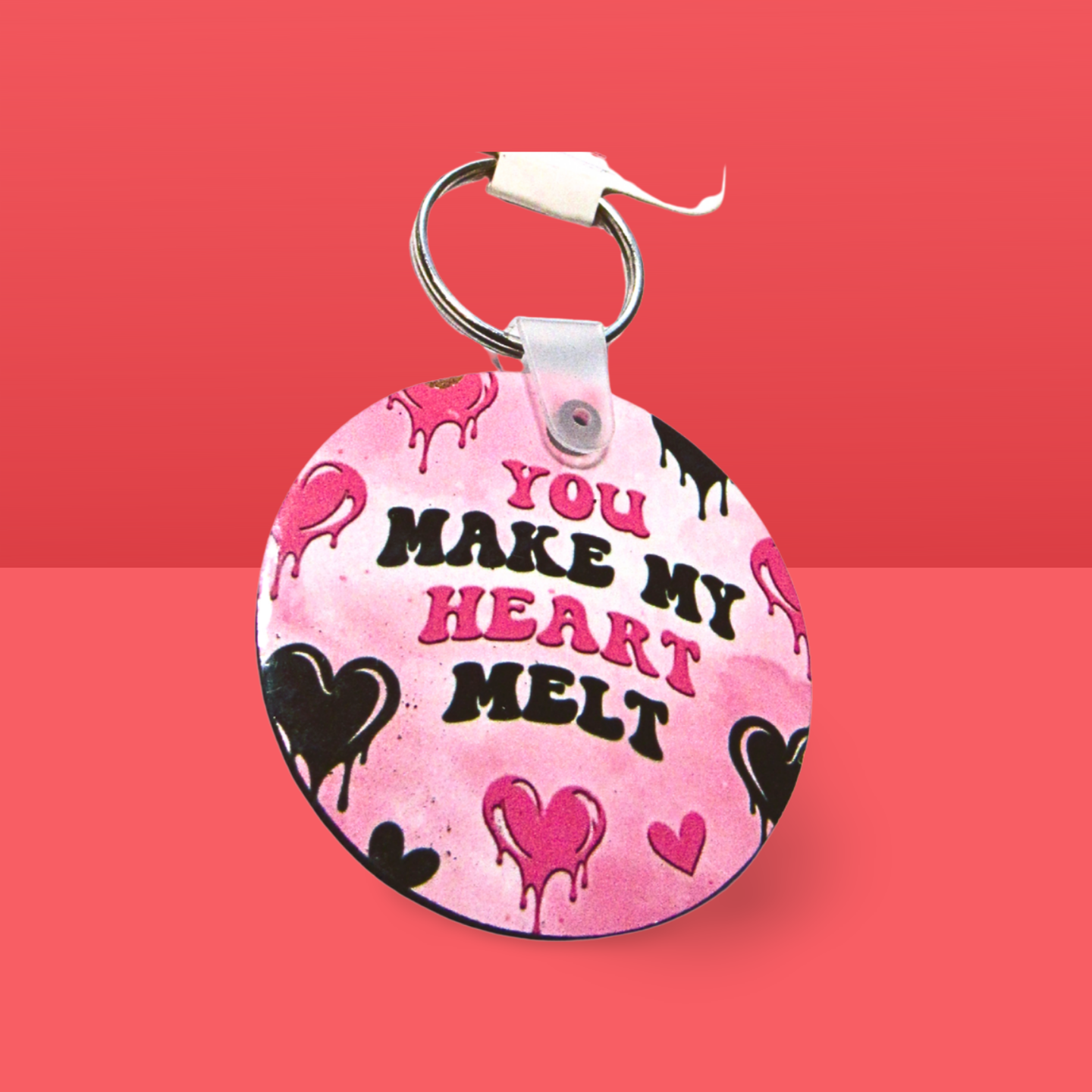 Round Shaped Sublimated Keychain