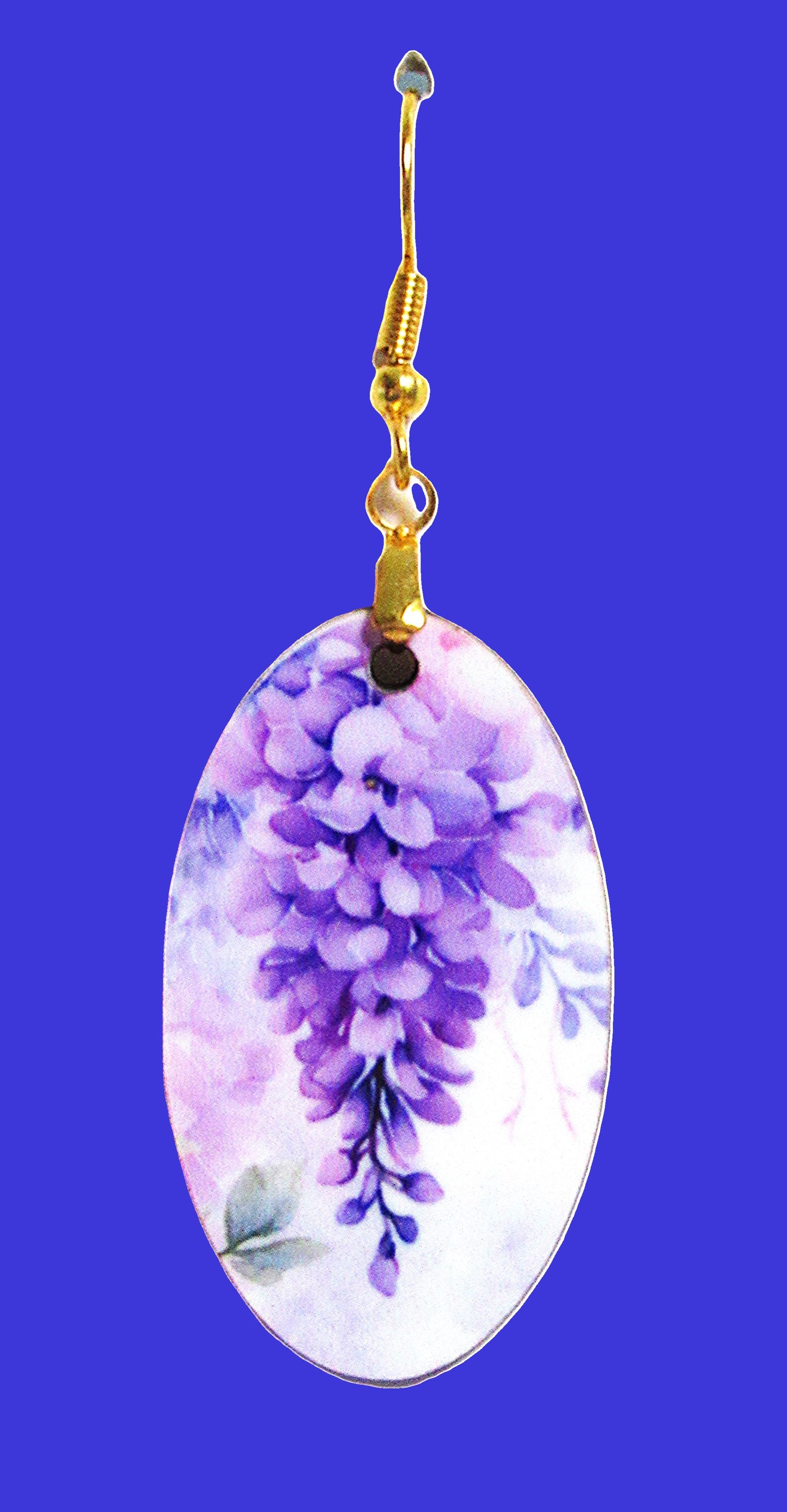 Oval Shaped Sublimated Earrings