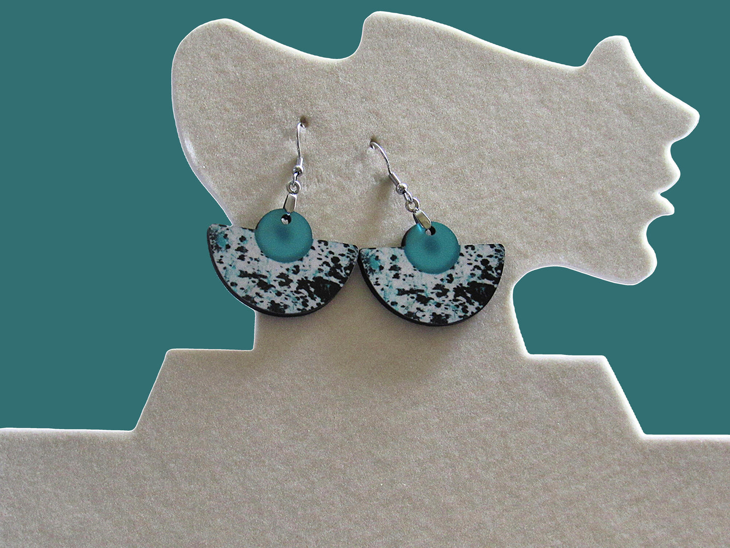 Boho Rounded Sublimated Earring