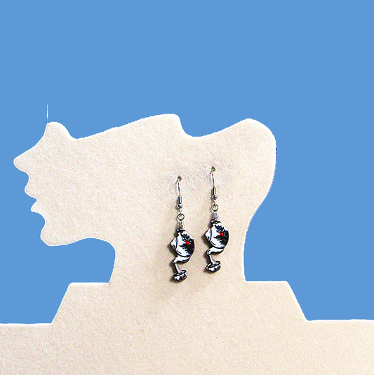 Teapot Shaped Sublimated Earrings