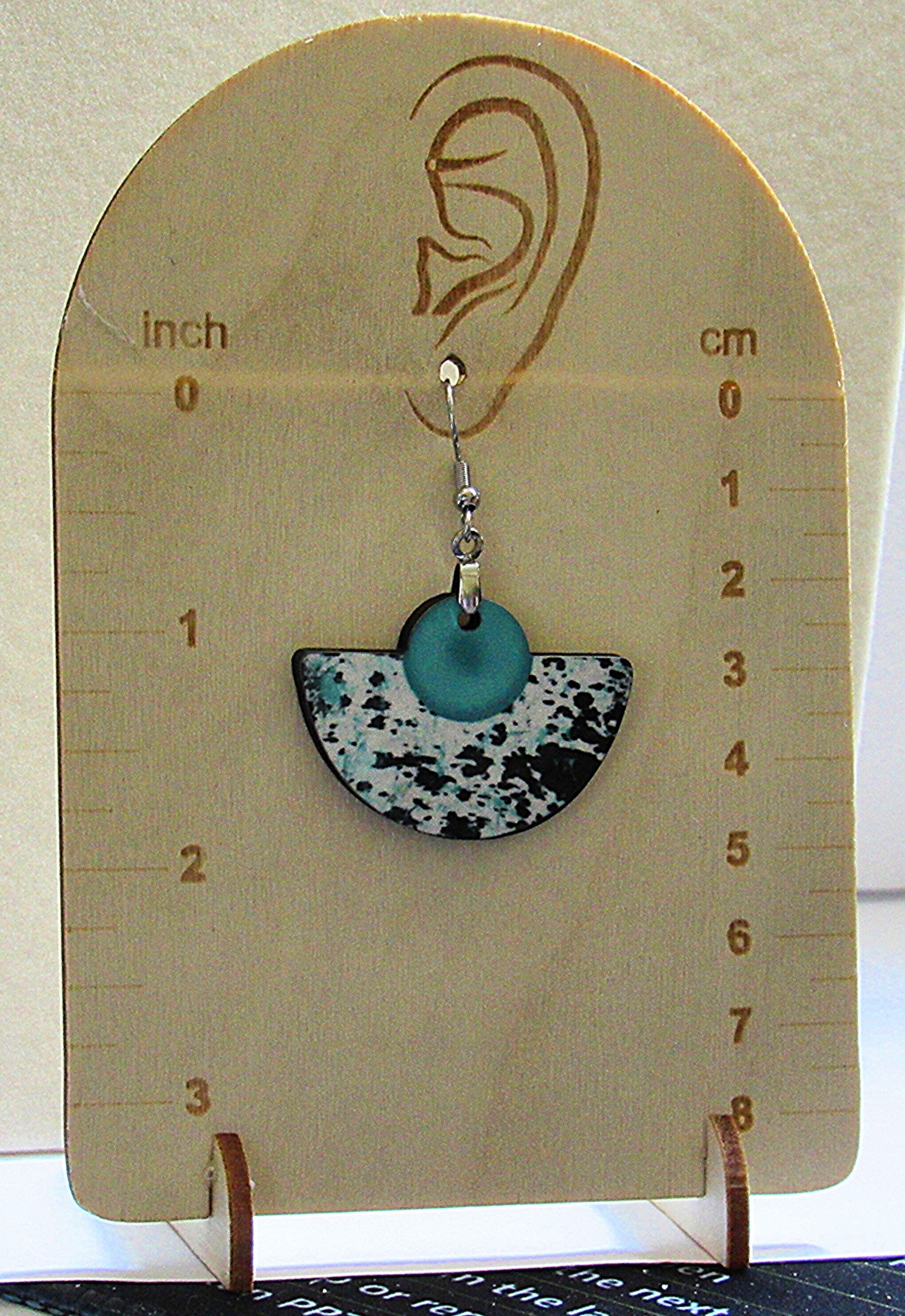 Boho Rounded Sublimated Earring