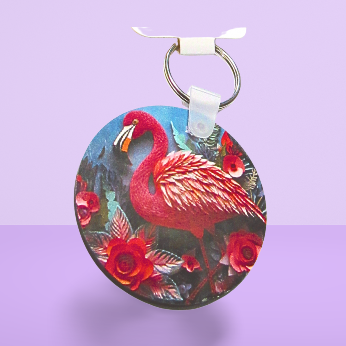 Round Shaped Sublimated Keychain