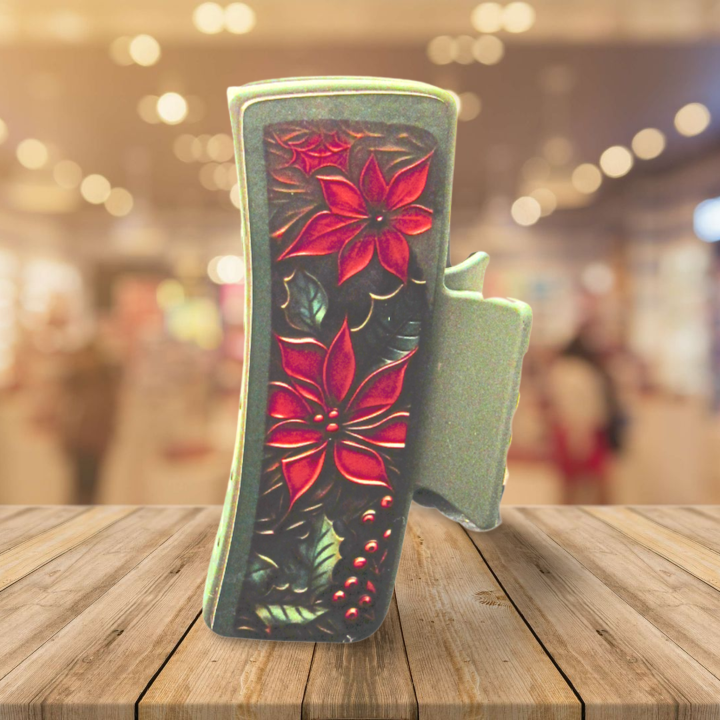 Christmas Sublimated Hair Clips Large