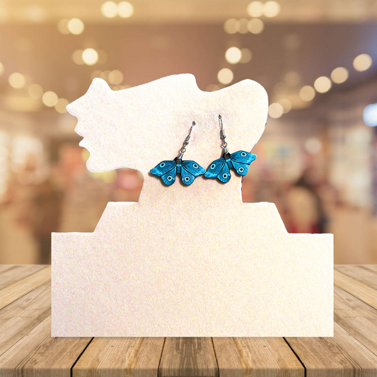 Moth Shaped Sublimated Earring 1.5 inch