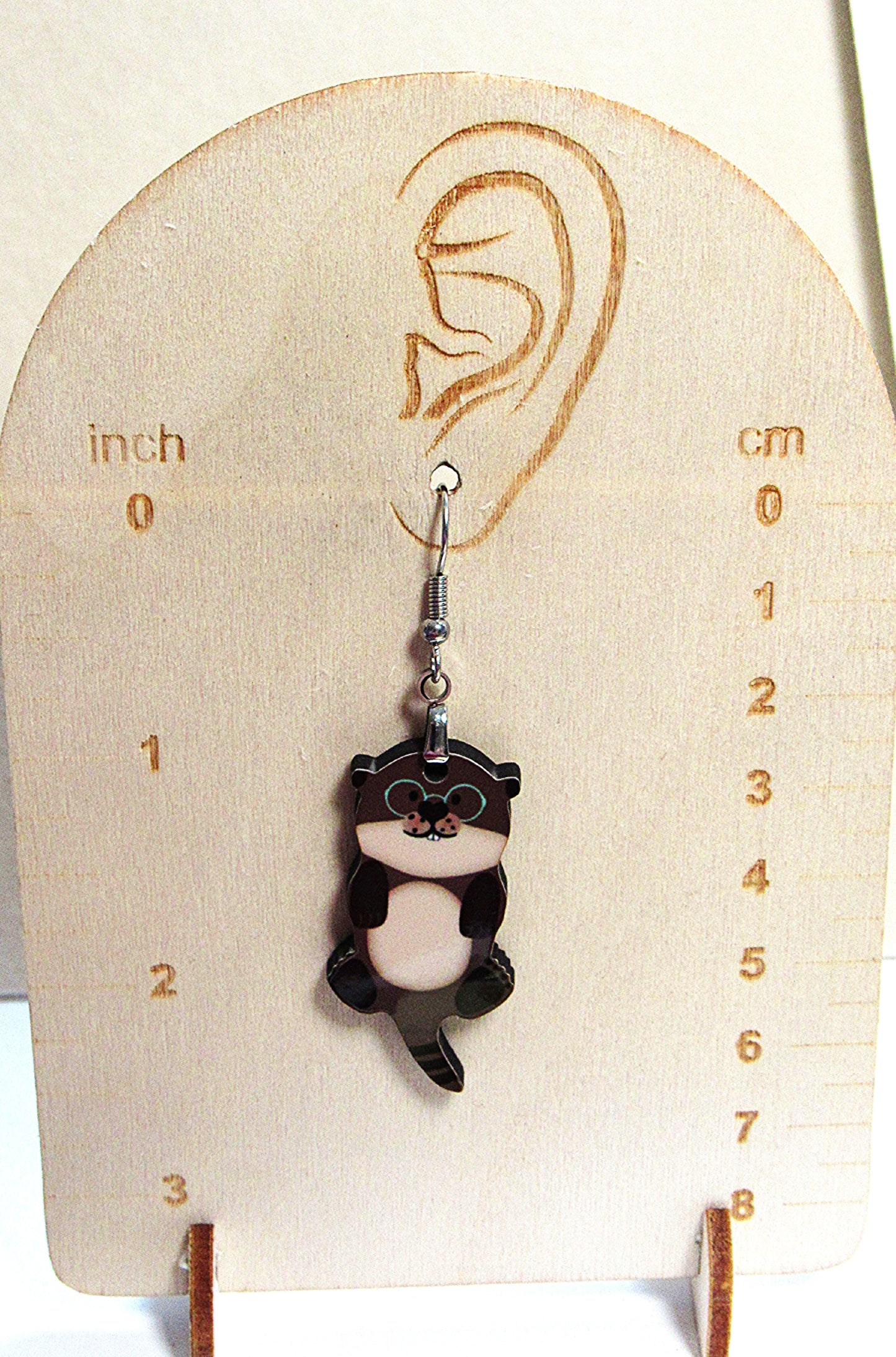 Otter Shaped Sublimated Earrings
