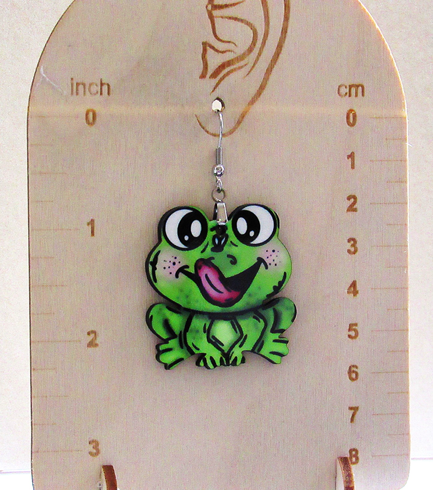 Frog Shaped Earrings 1.5 inch