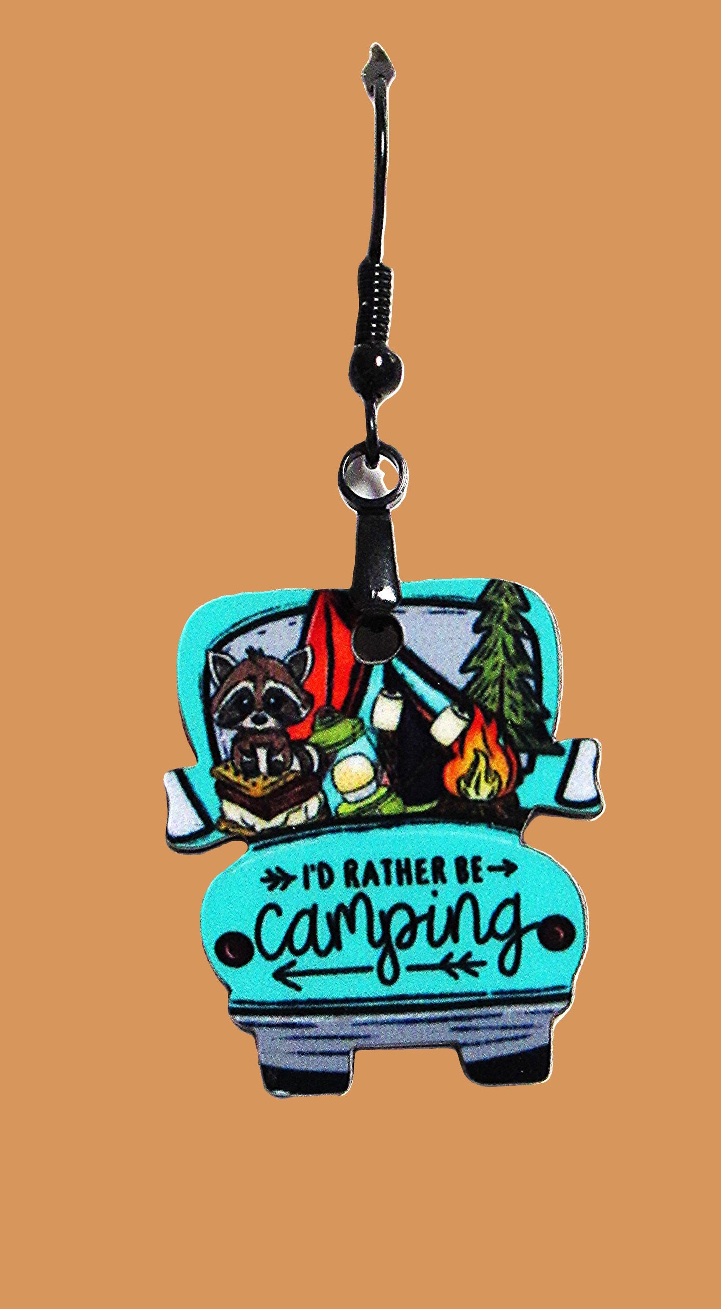 Truck Shaped Sublimated Earring 1 inch