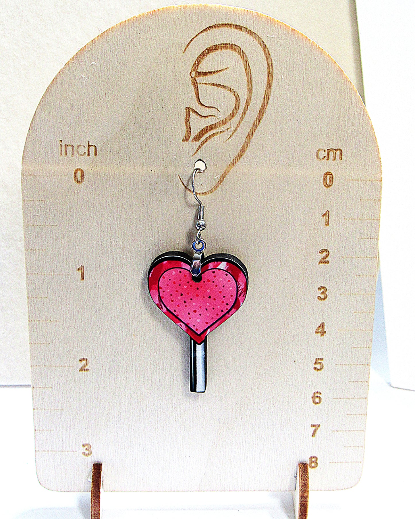 Sucker Shaped Sublimated Earrings