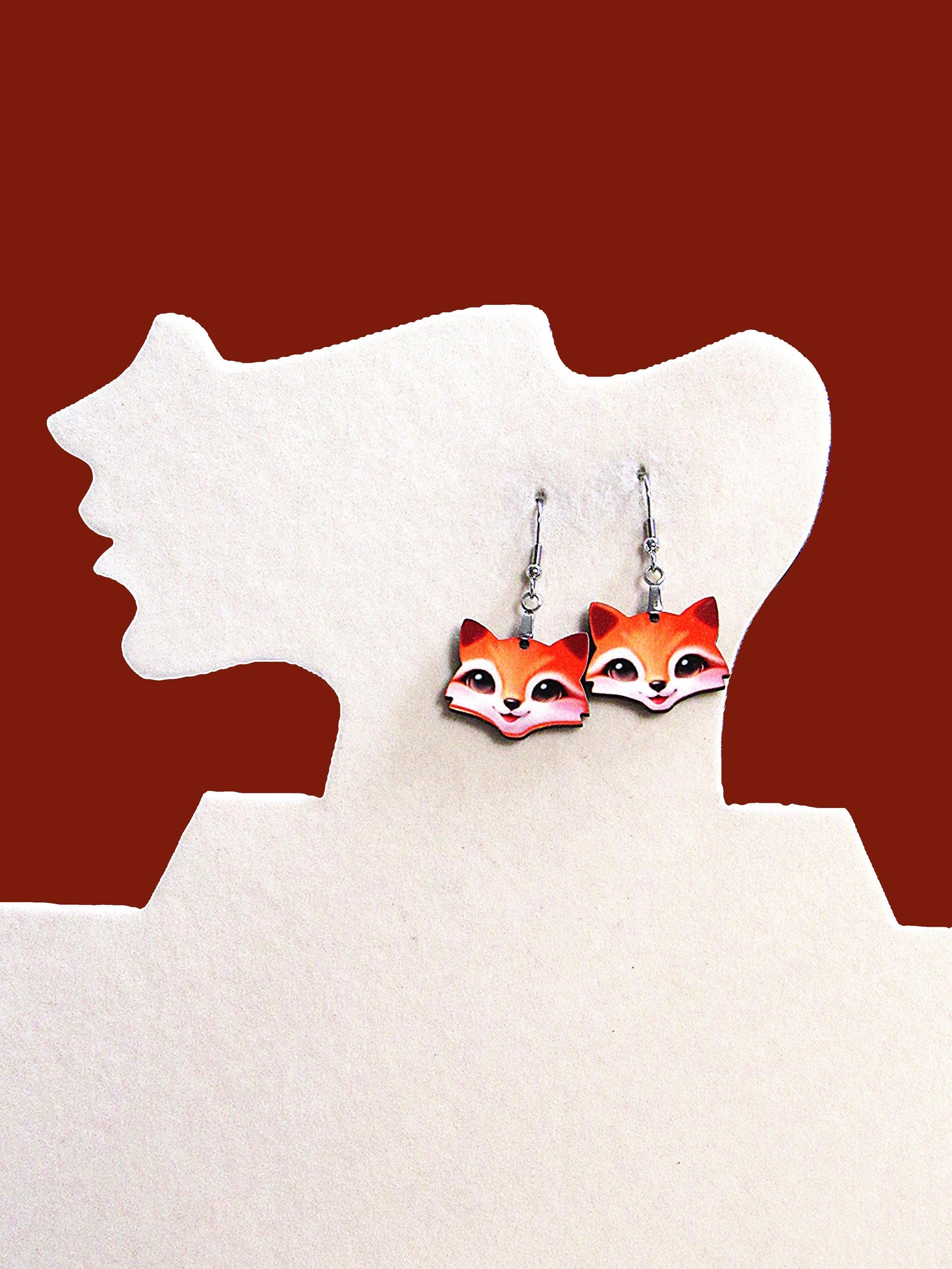 Fox Head Shaped Earrings