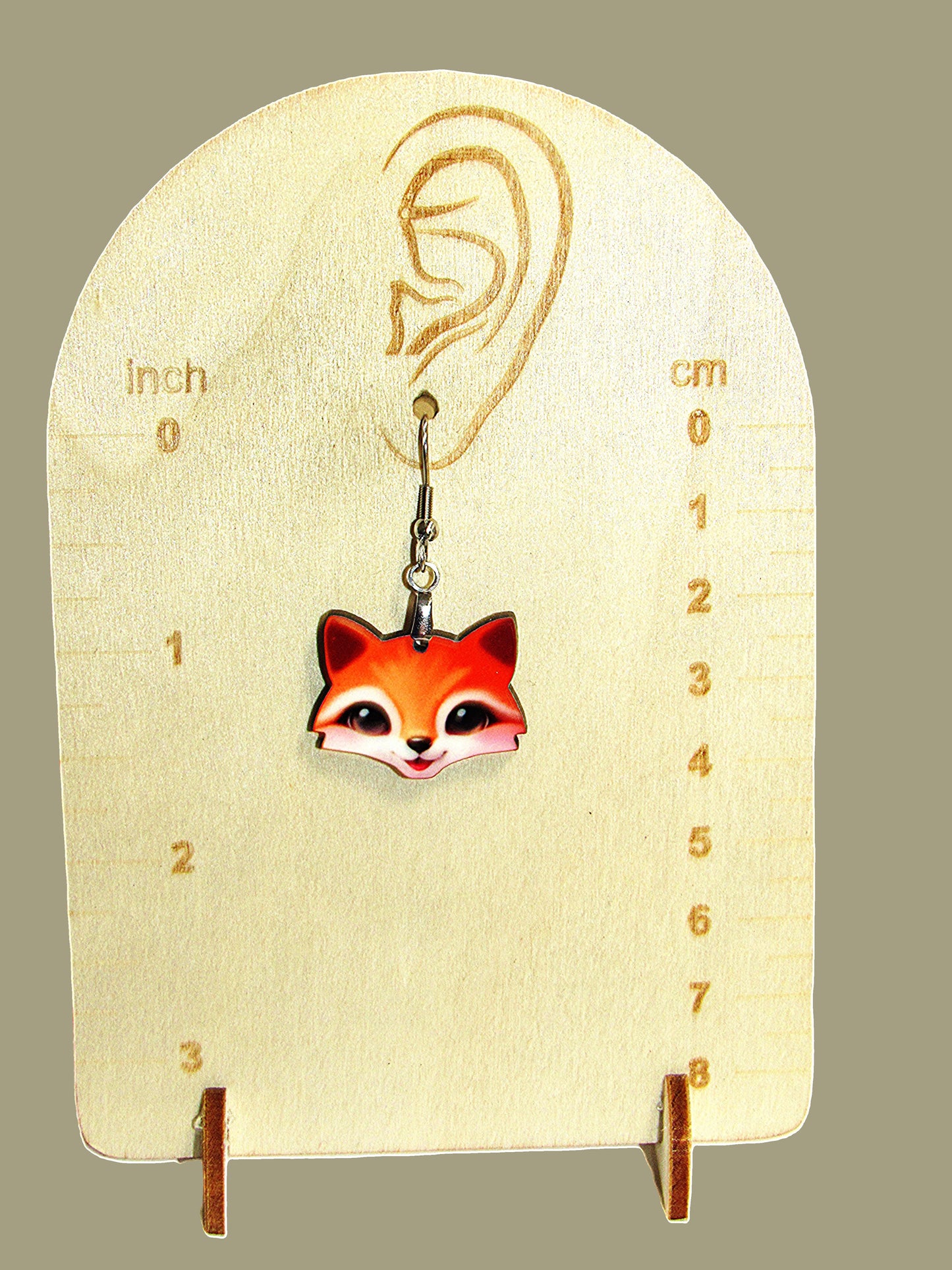 Fox Head Shaped Earrings