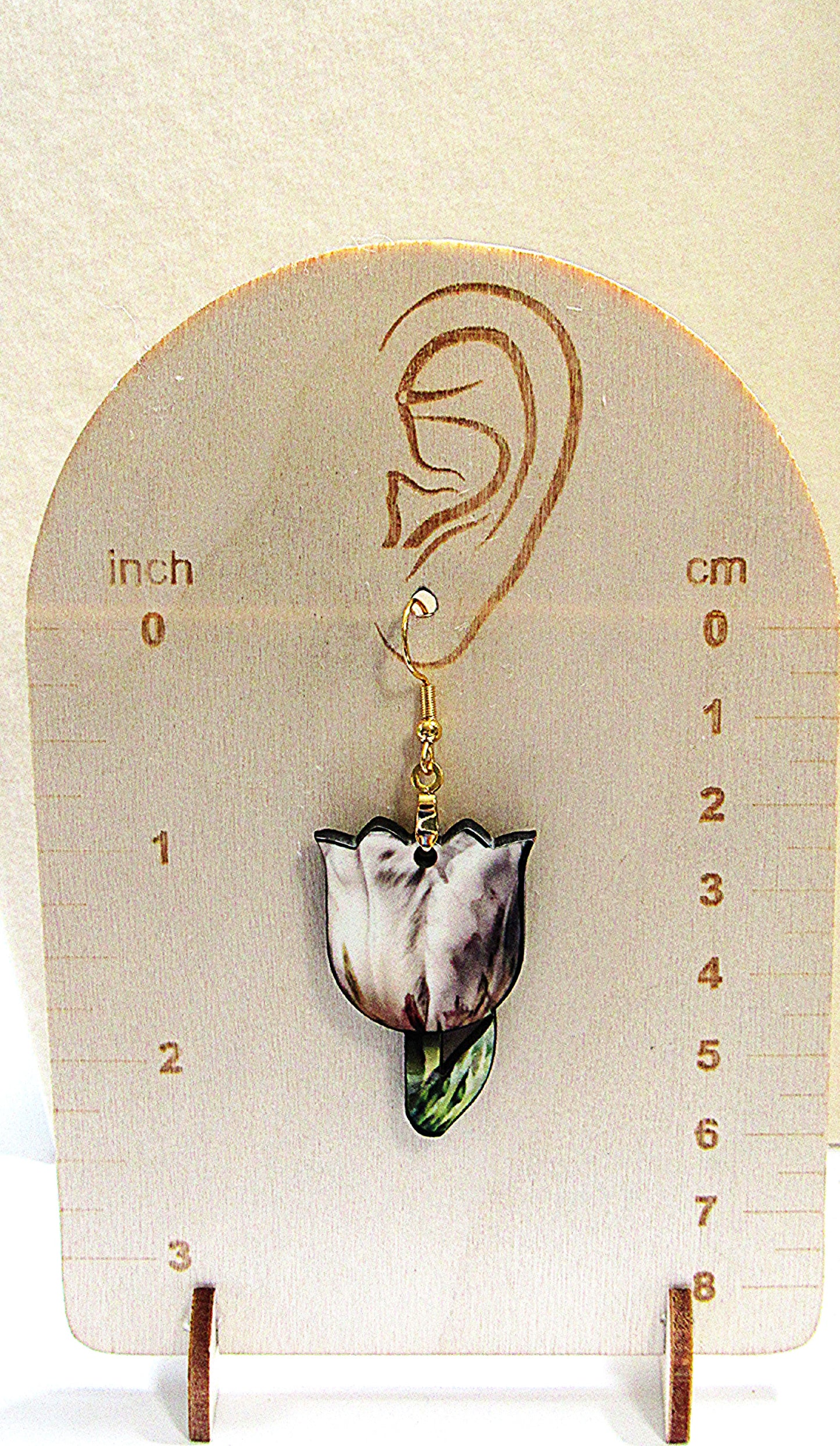 Tulip Shaped Sublimated Earrings
