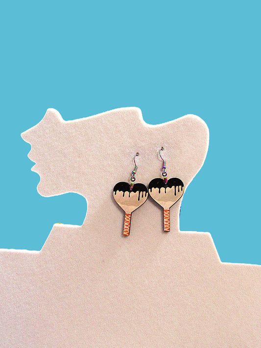 Sucker Shaped Sublimated Earrings