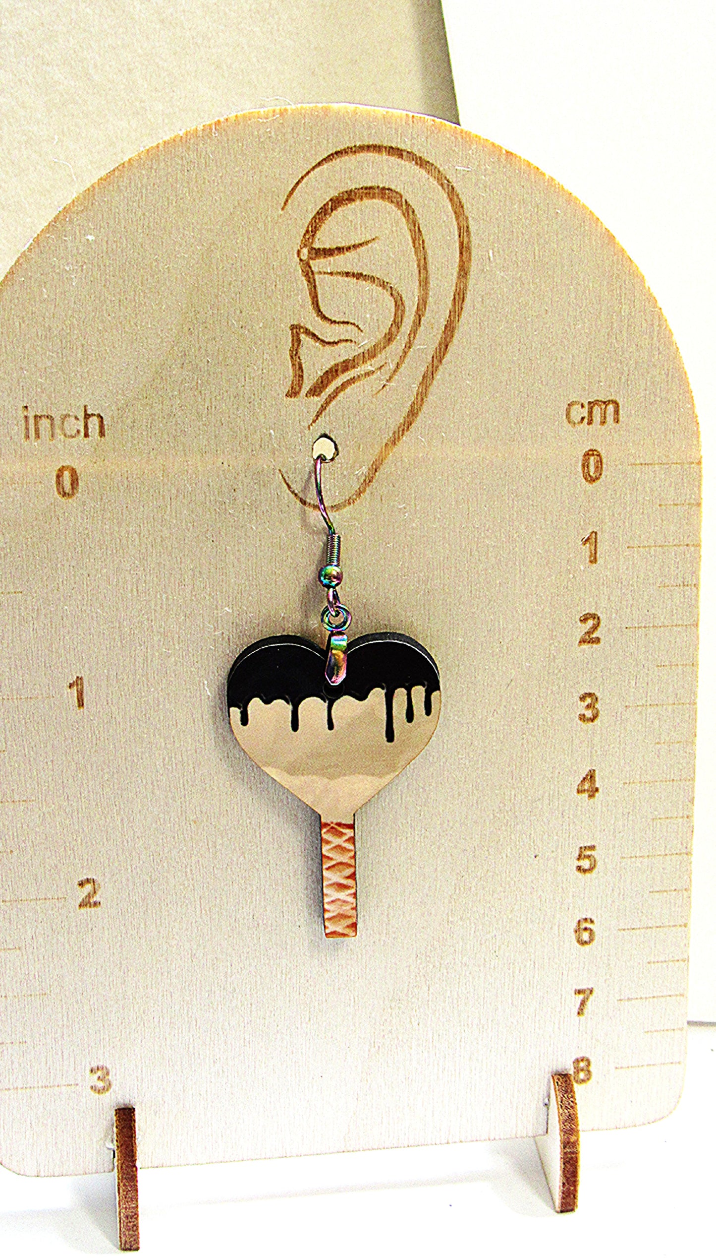 Sucker Shaped Sublimated Earrings