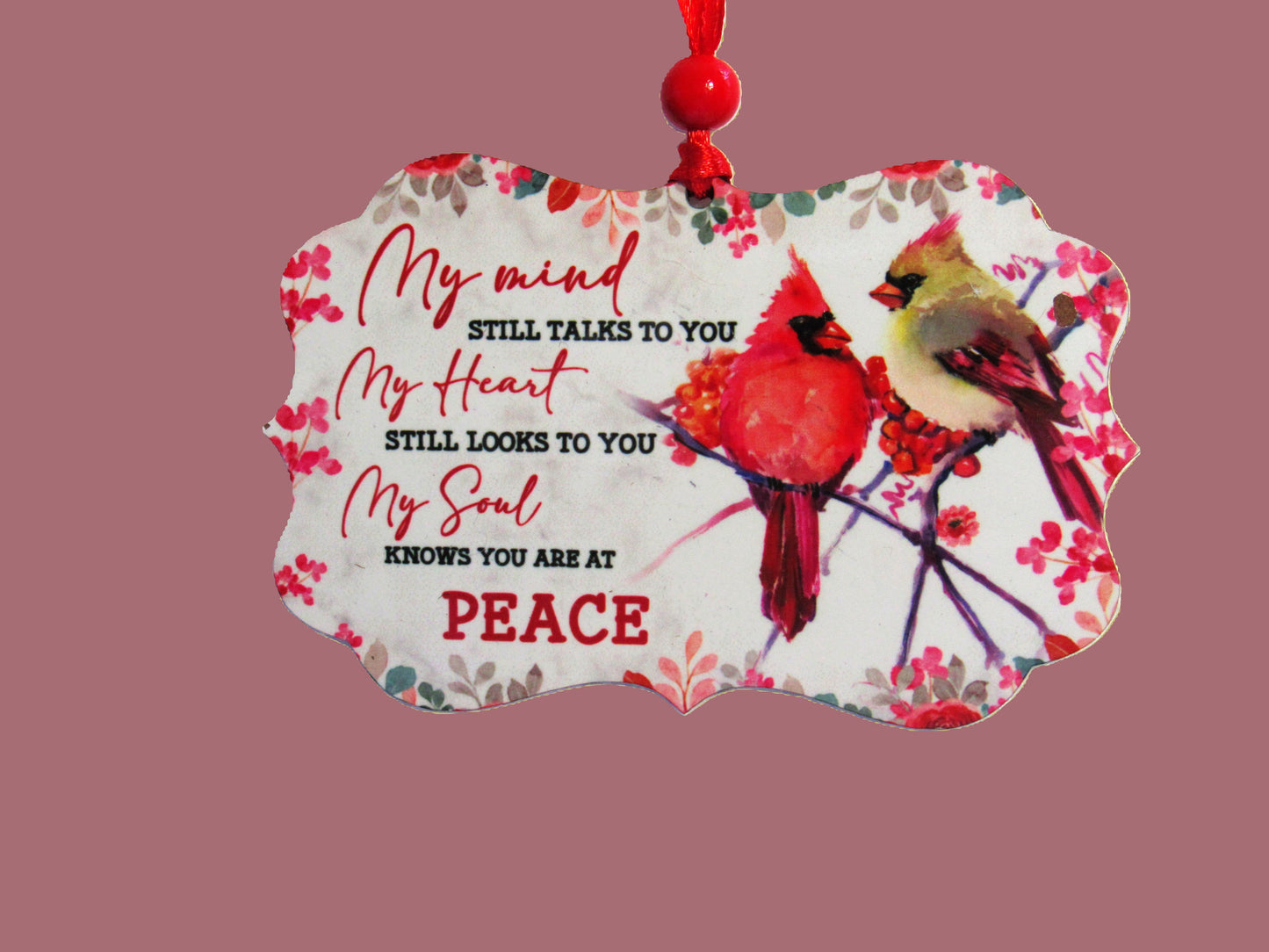 Benelux Shaped Sublimated Ornament