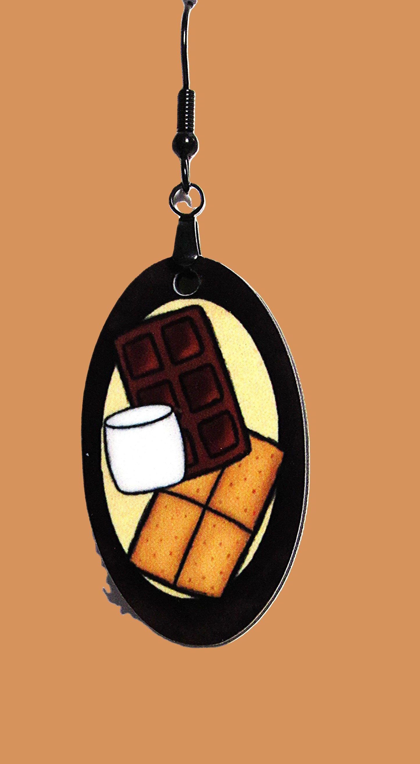 Oval Shaped Sublimated Earrings