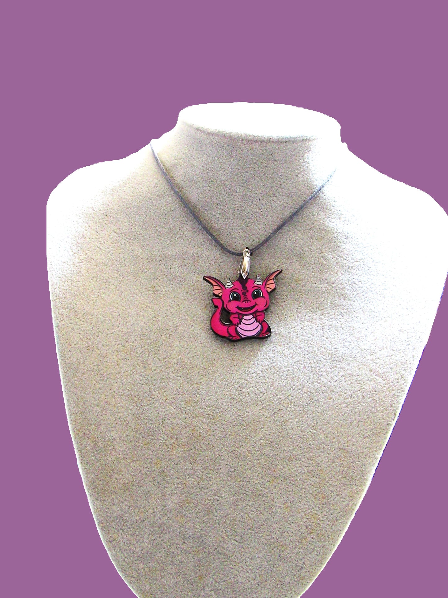 Dragon Shaped Childs Sublimated Necklace