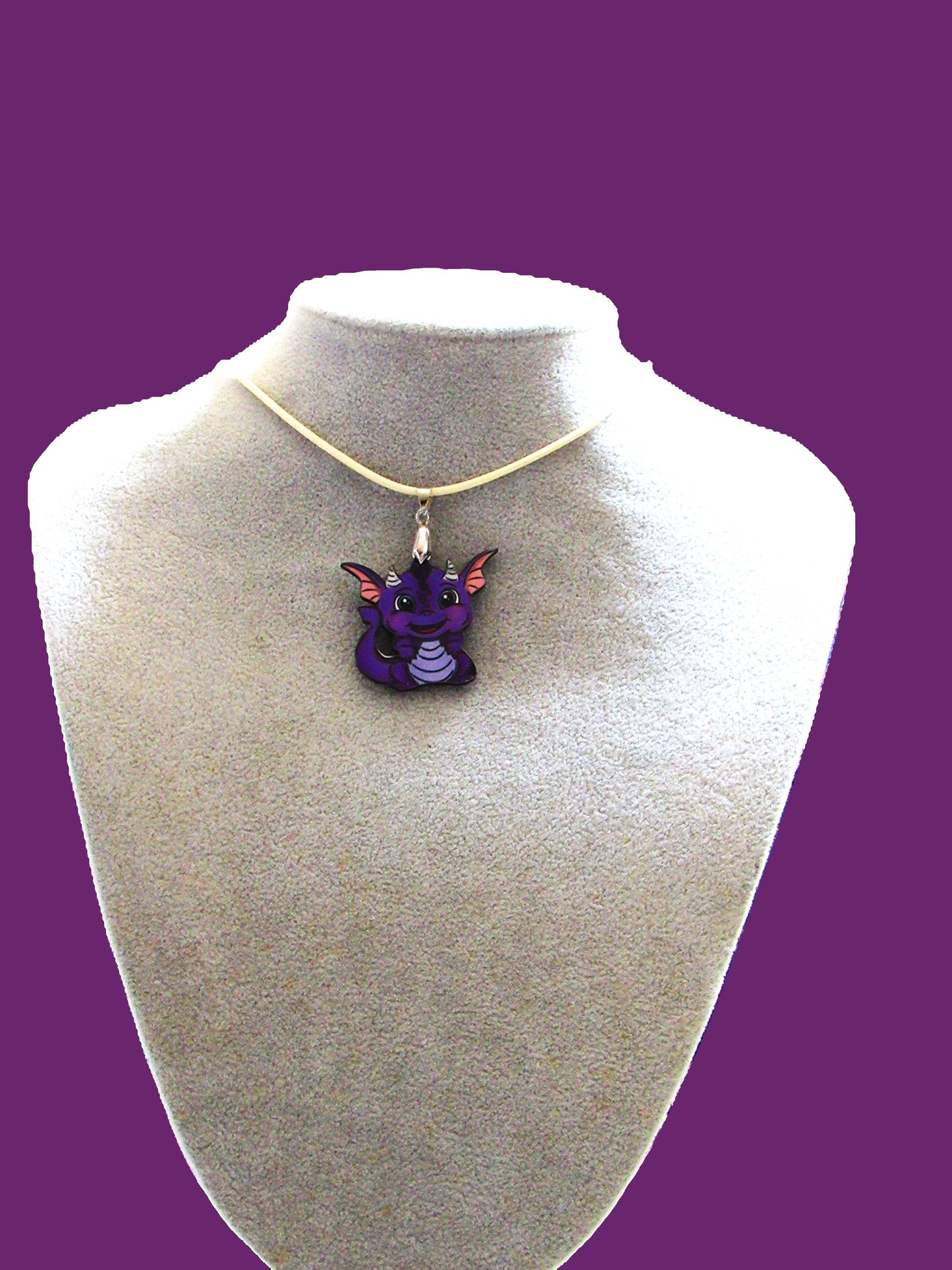 Dragon Shaped Childs Sublimated Necklace