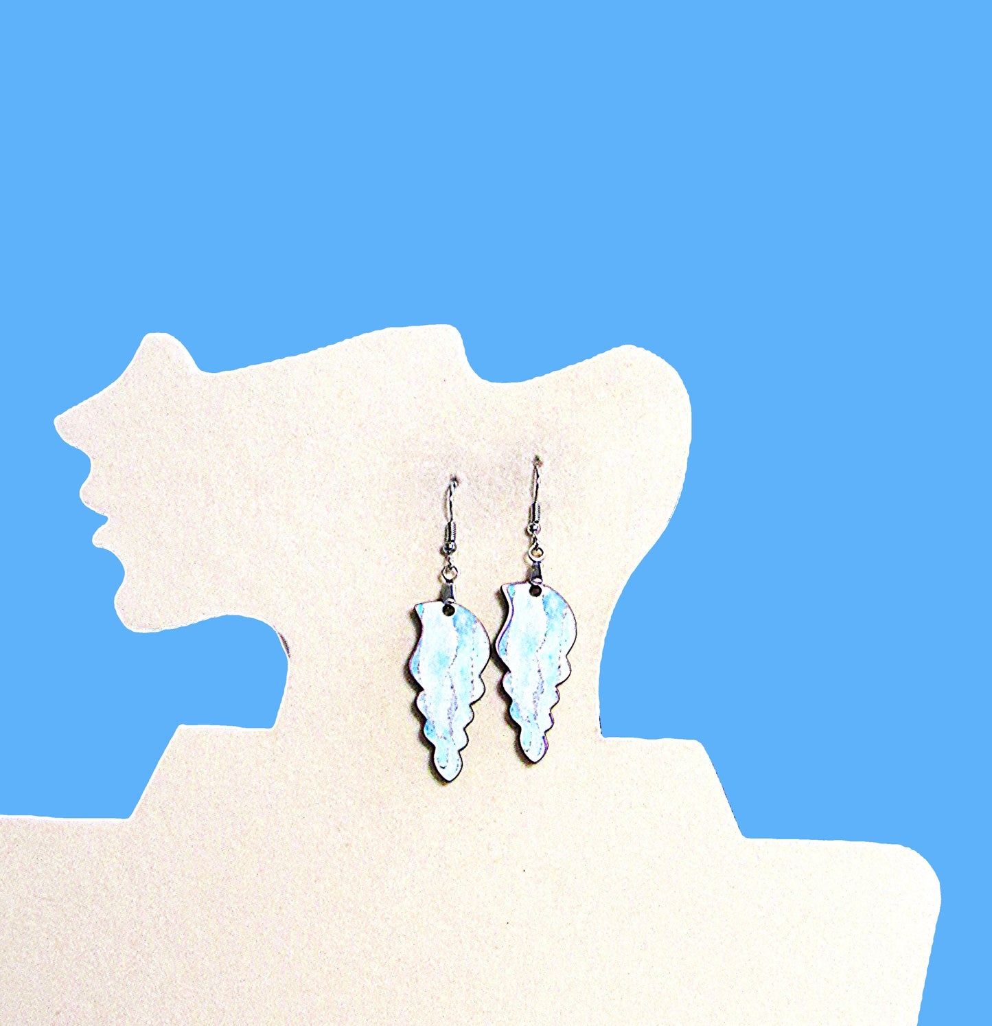 Tulip Shell Shaped Sublimated Earrings