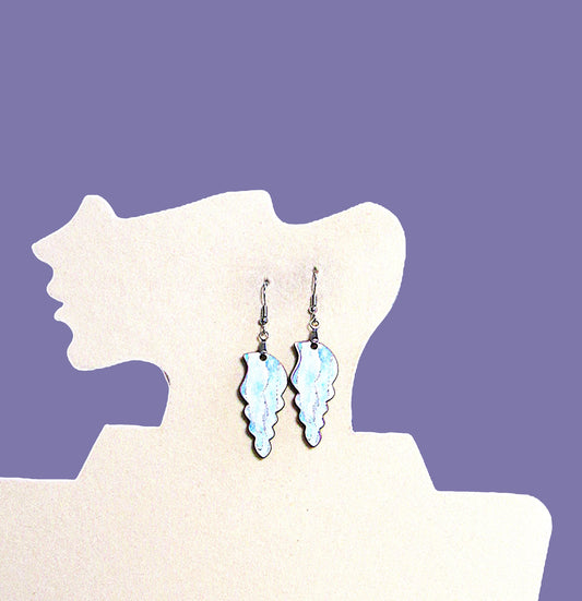 Tulip Shell Shaped Sublimated Earrings