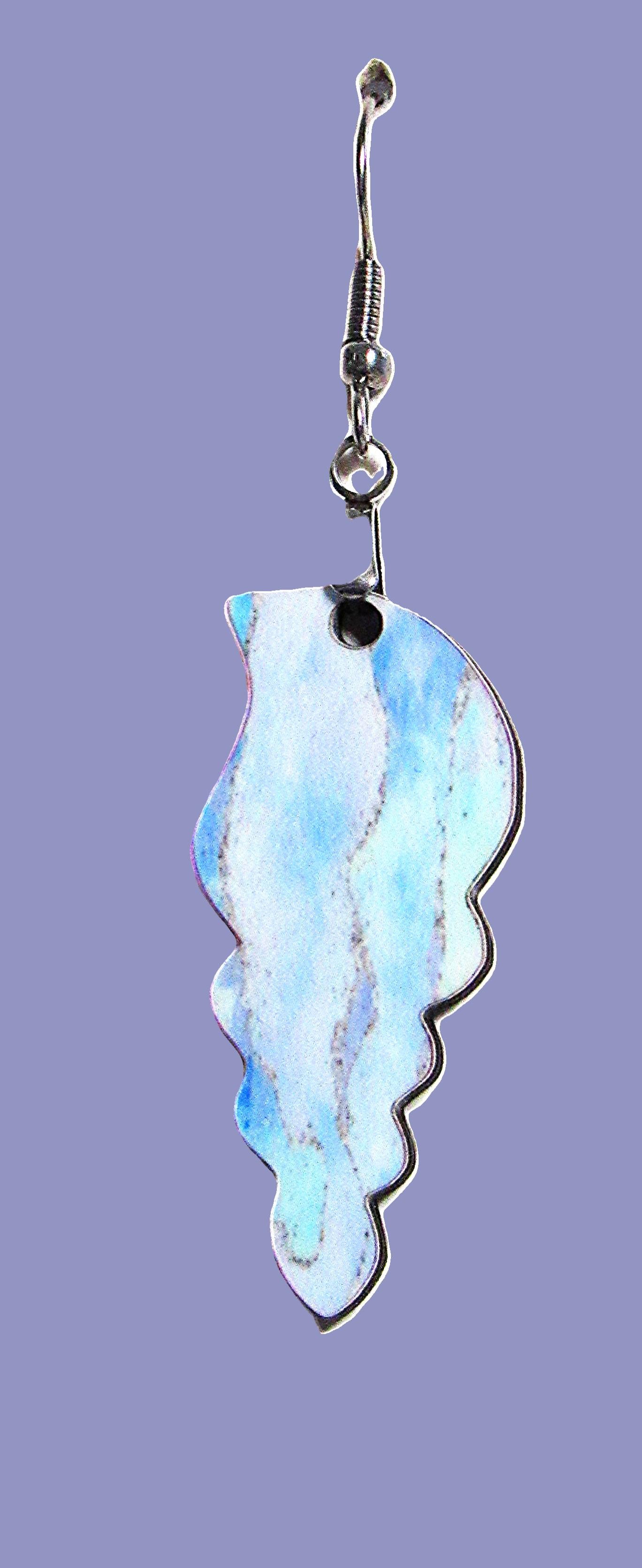 Tulip Shell Shaped Sublimated Earrings