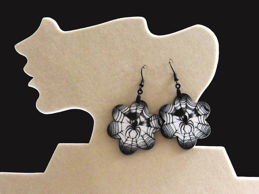 Chubby Flower Shaped Sublimated Earring