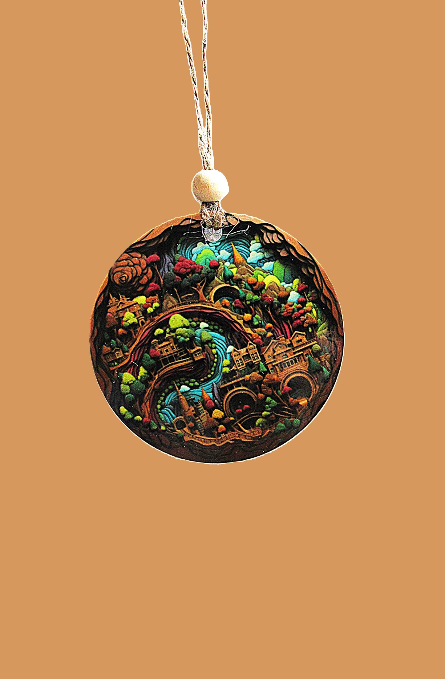 Round Shaped Sublimated Ornament