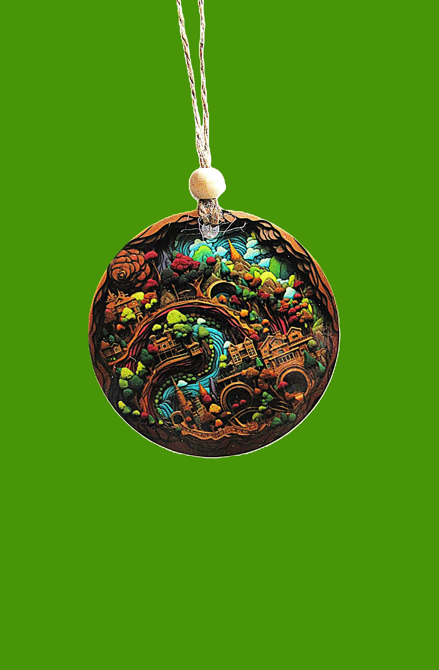 Round Shaped Sublimated Ornament