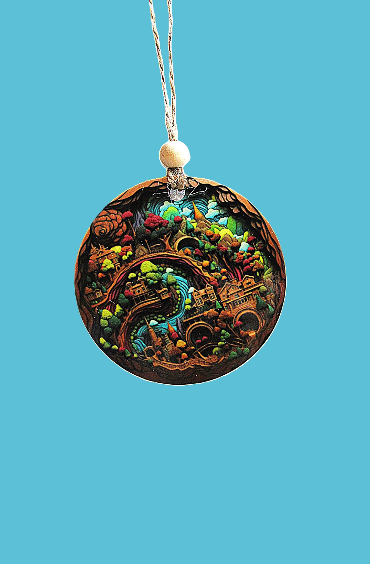 Round Shaped Sublimated Ornament