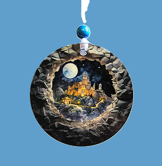 Round Shaped Sublimated Ornament