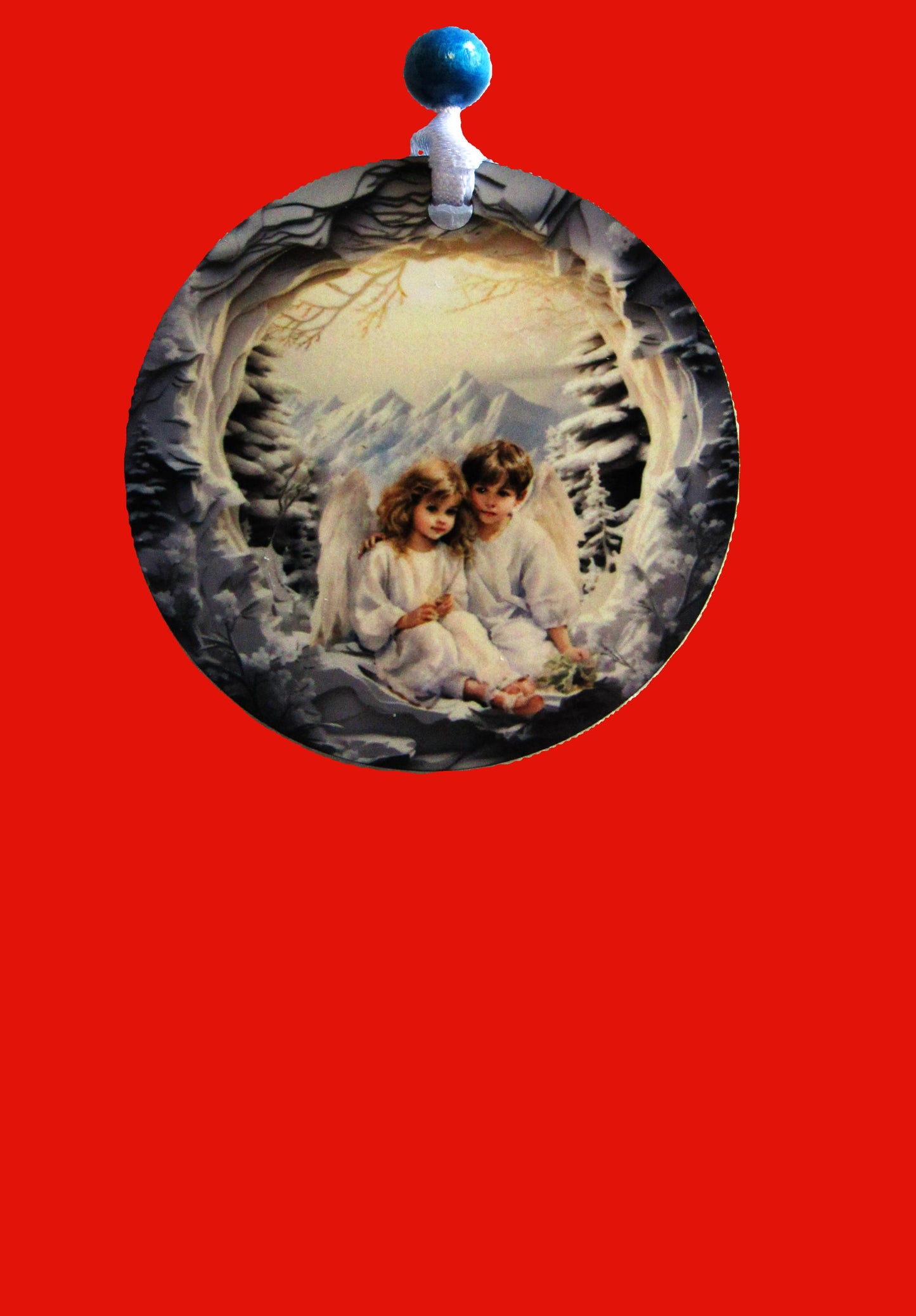 Round Shaped Sublimated Ornament