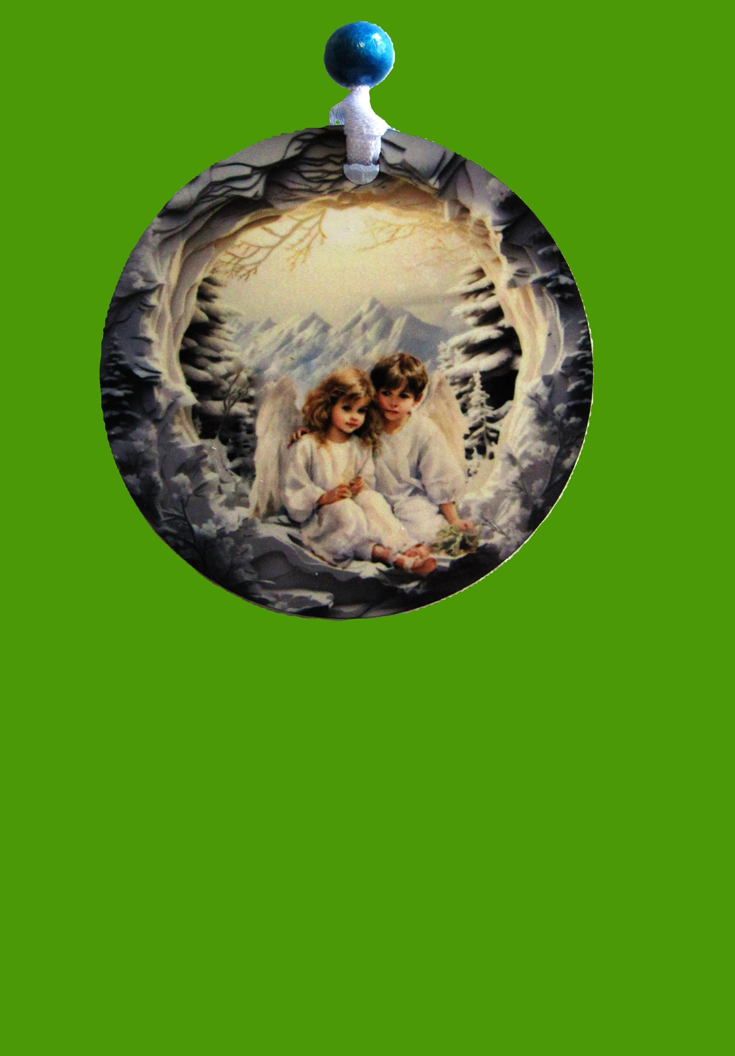 Round Shaped Sublimated Ornament