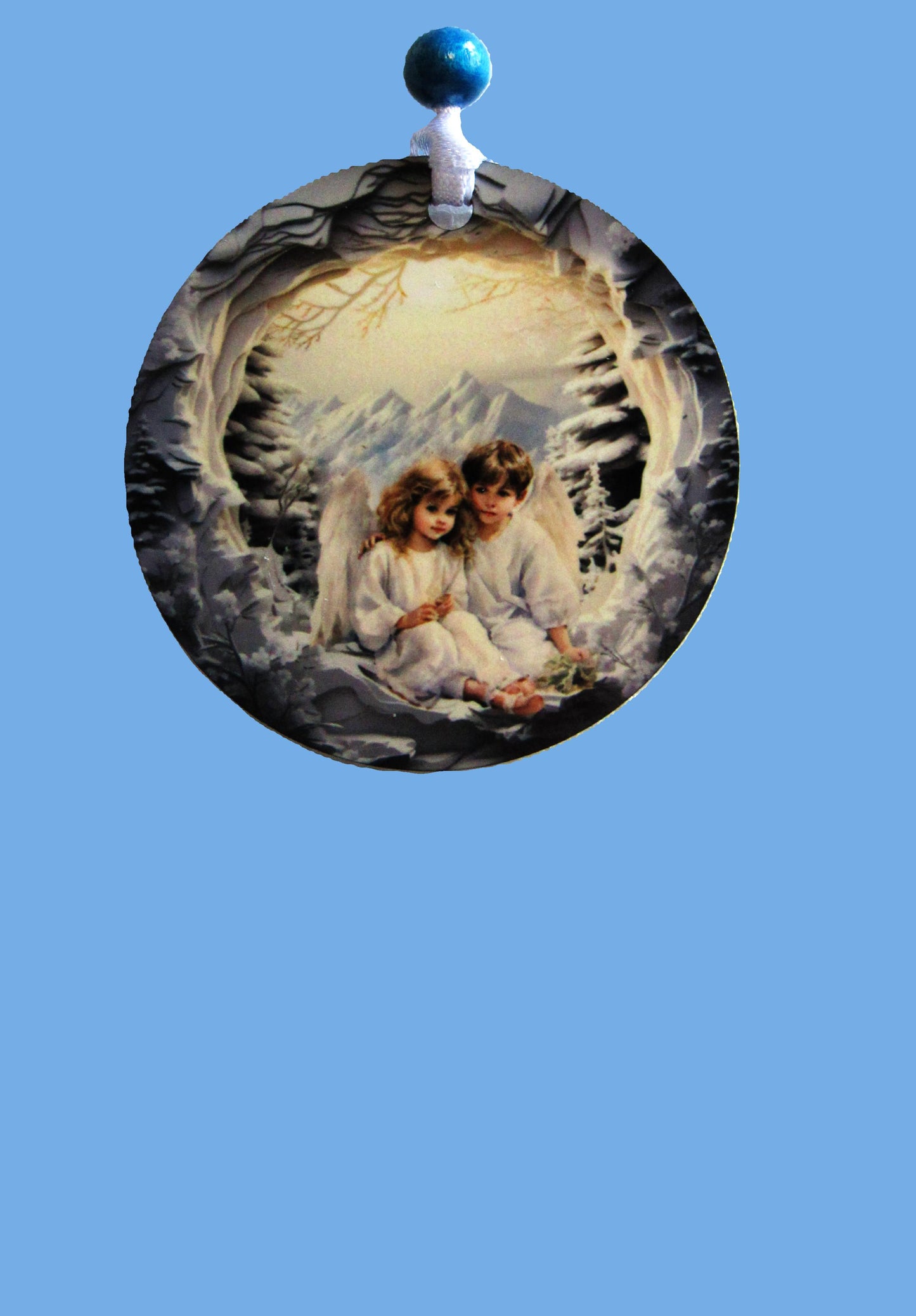 Round Shaped Sublimated Ornament