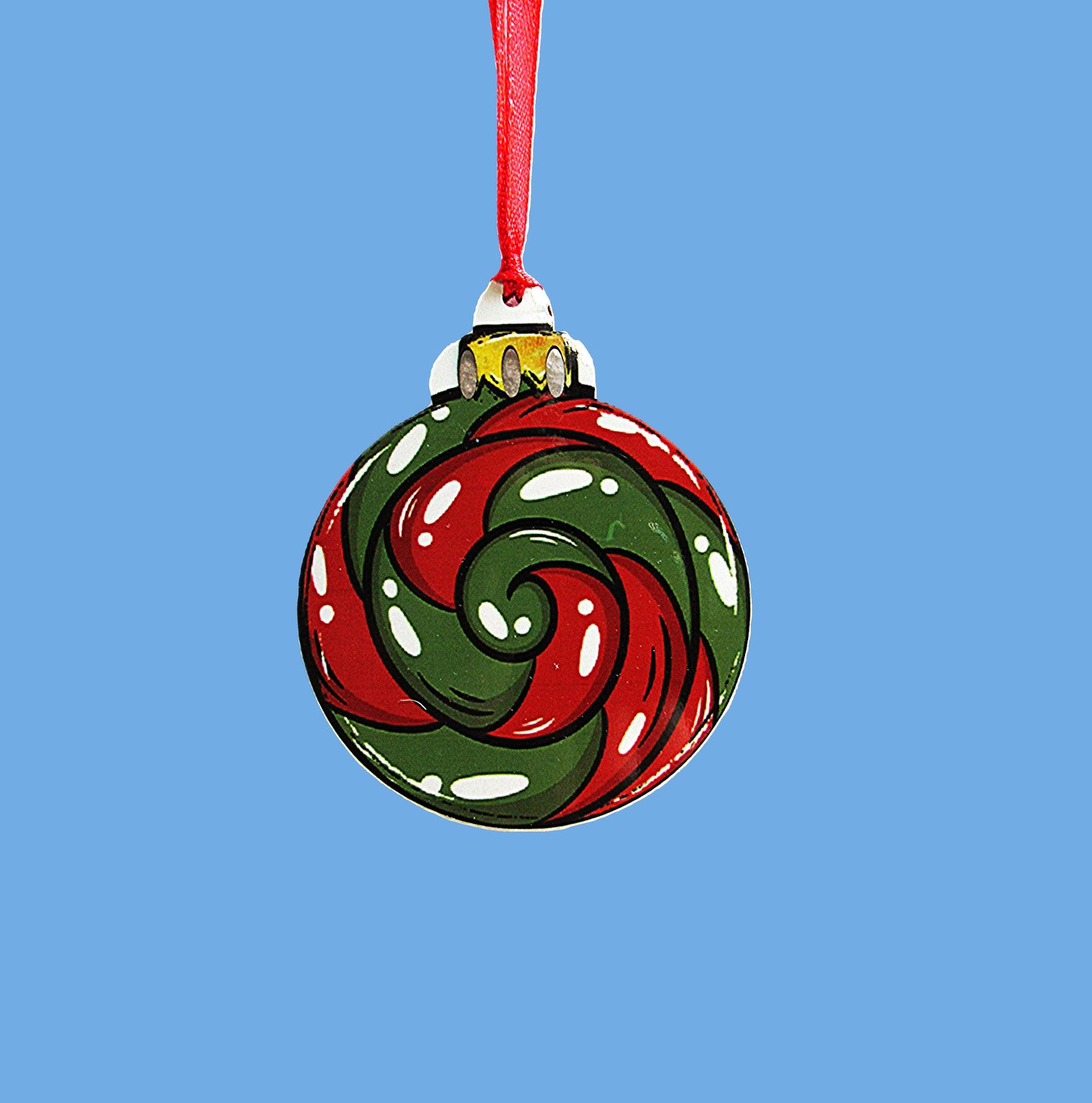 Round Shaped Sublimated Ornament