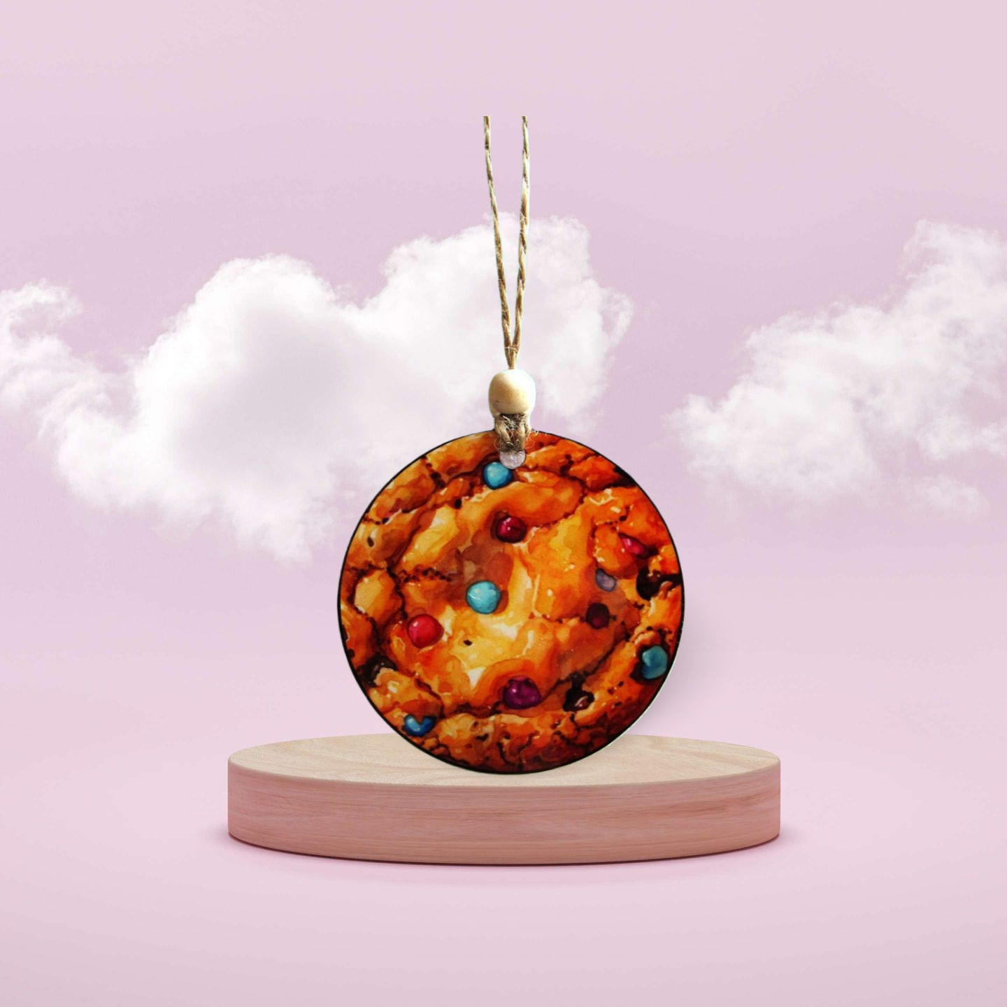 Round Shaped Sublimated Ornament