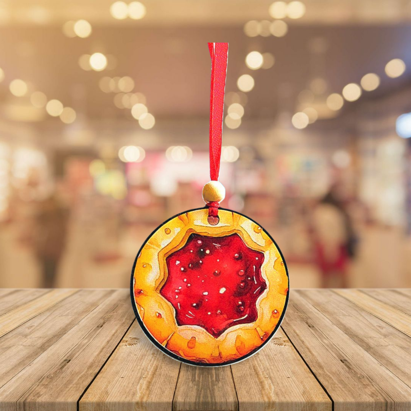 Round Shaped Sublimated Ornament