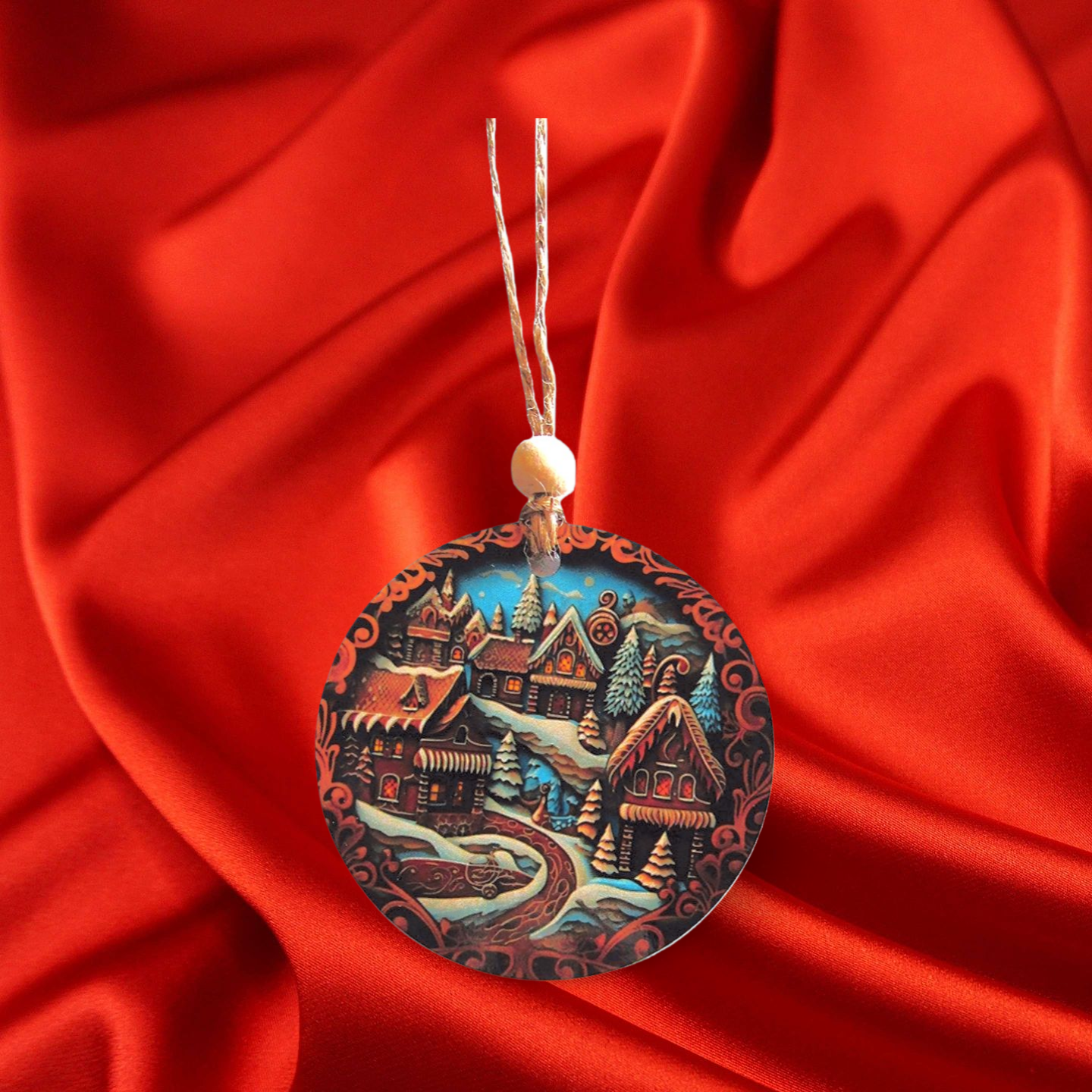 Round Shaped Sublimated Ornament