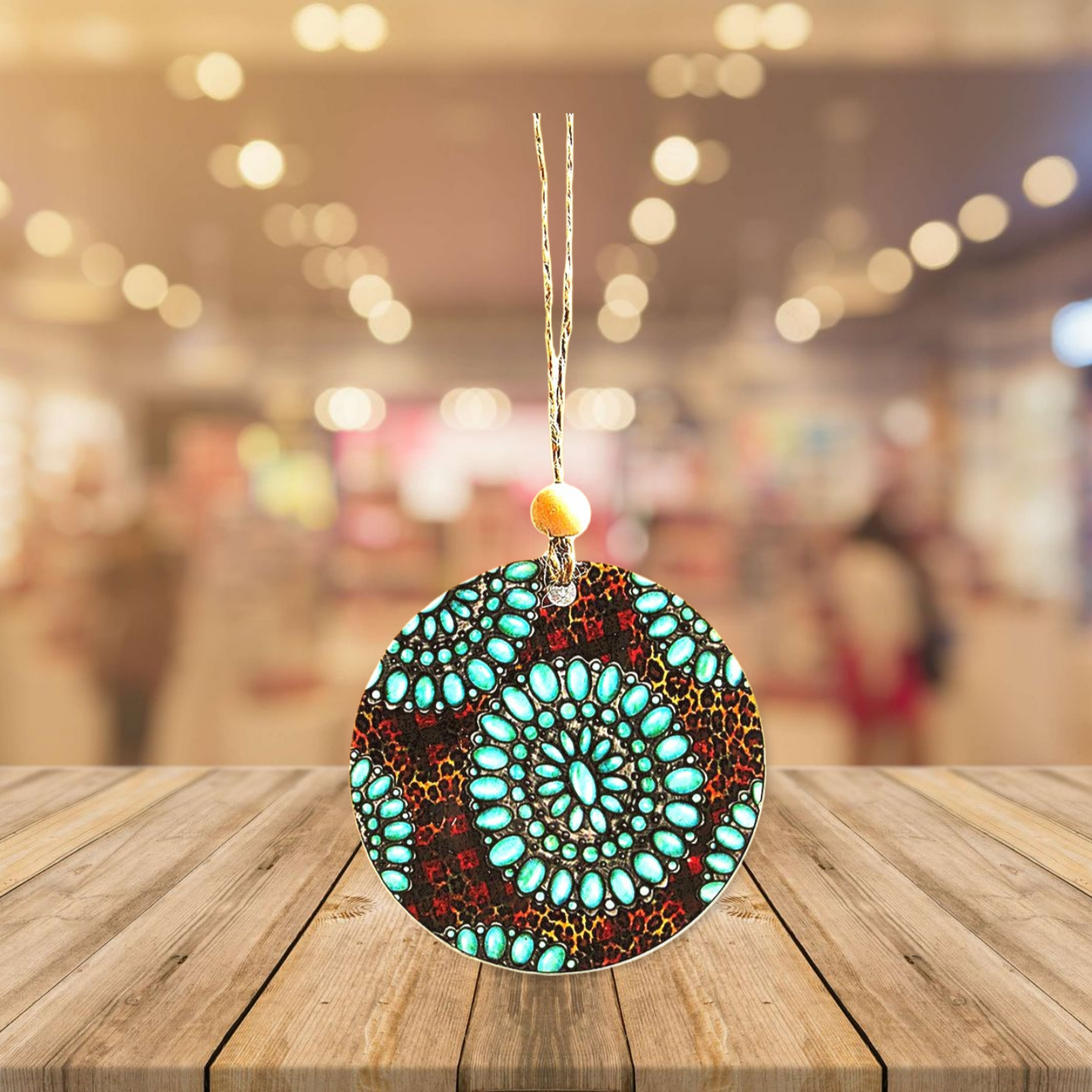 Round Shaped Sublimated Ornament