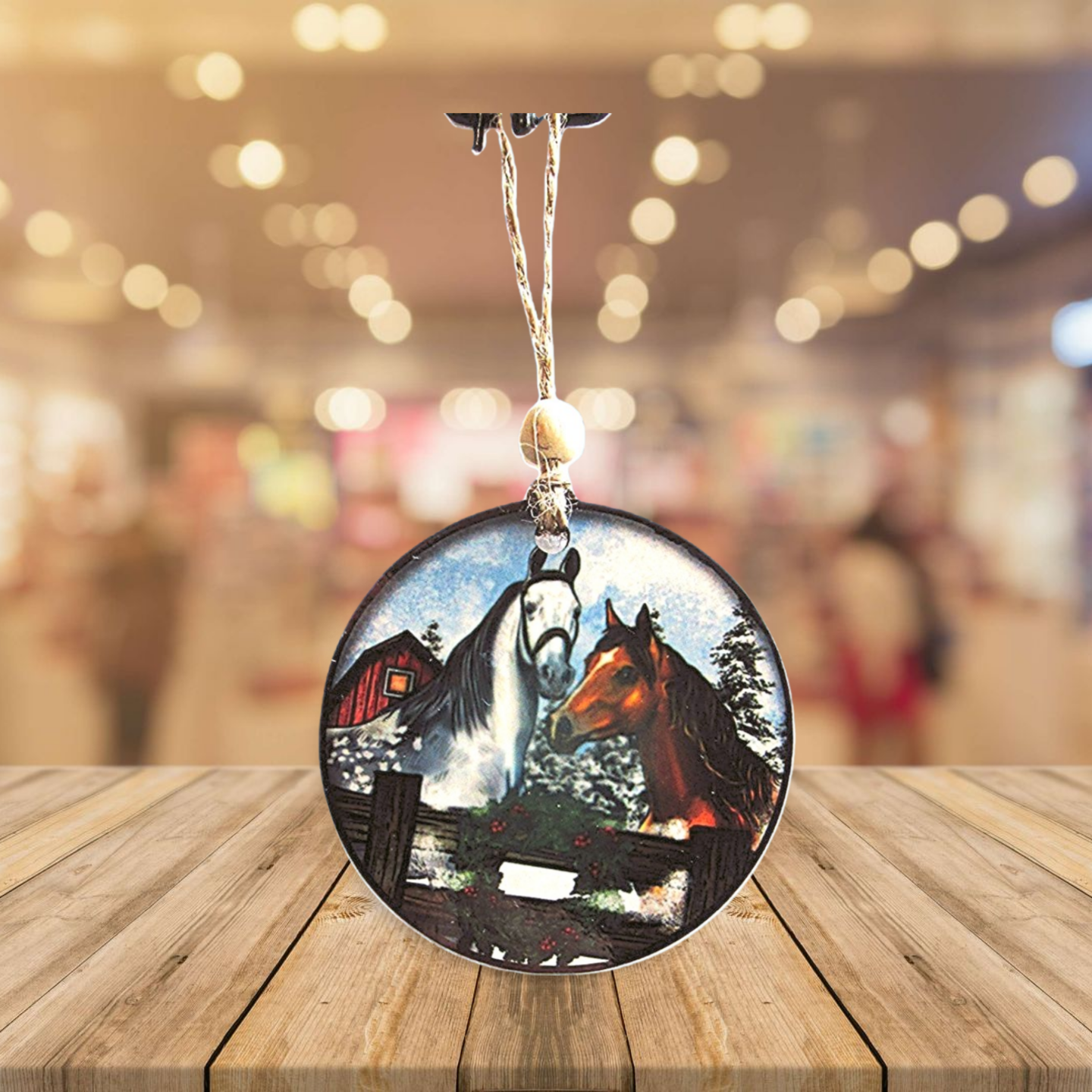 Round Shaped Sublimated Ornament