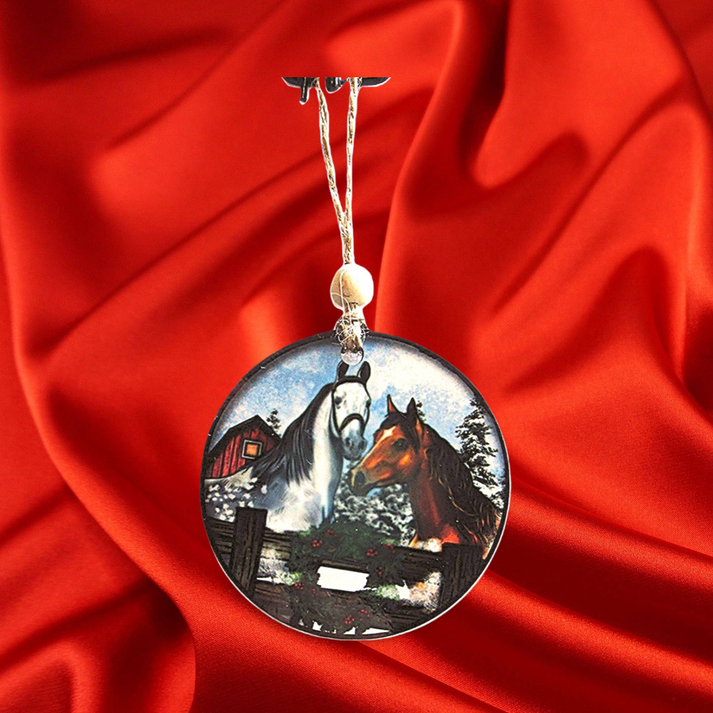 Round Shaped Sublimated Ornament