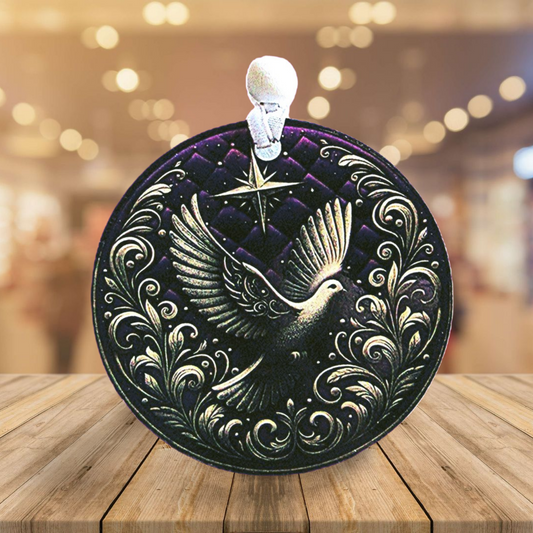 Round Shaped Sublimated Ornament