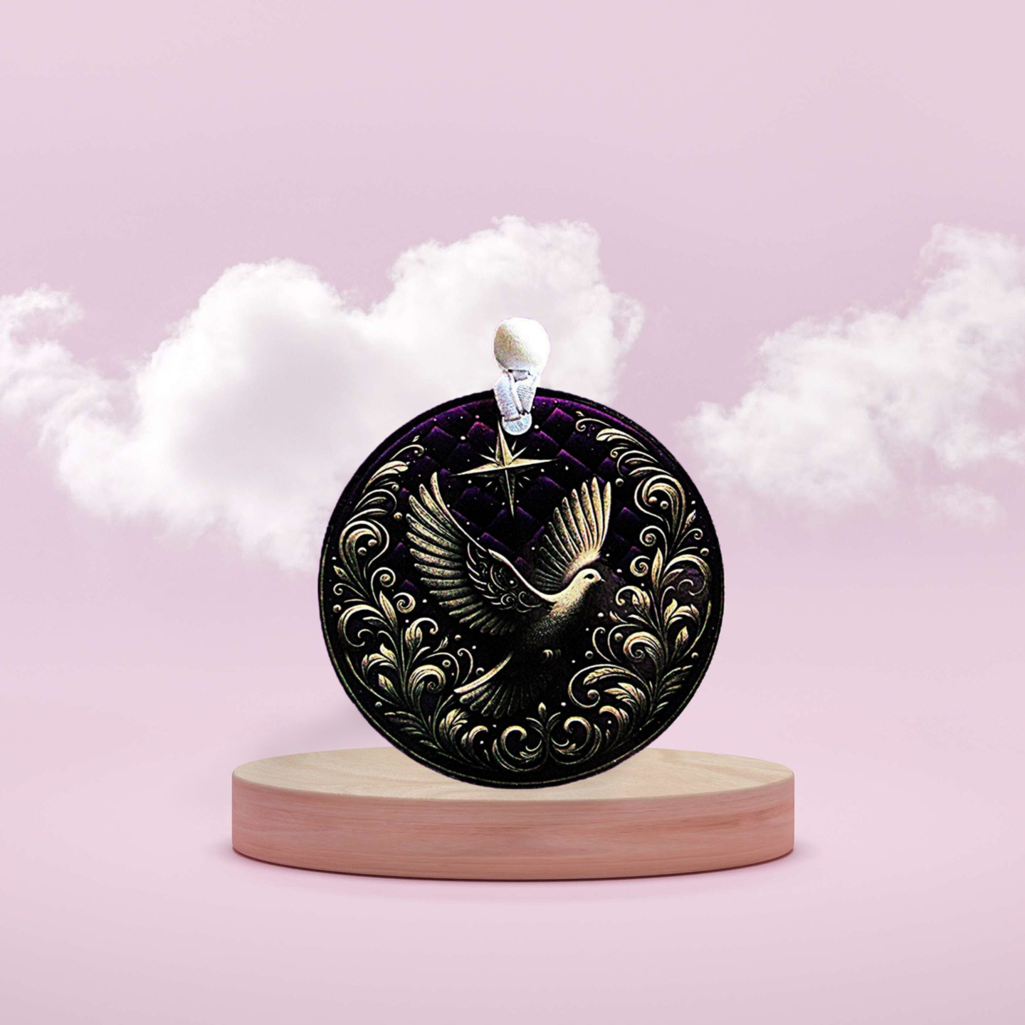 Round Shaped Sublimated Ornament