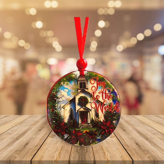 Round Shaped Sublimated Ornament