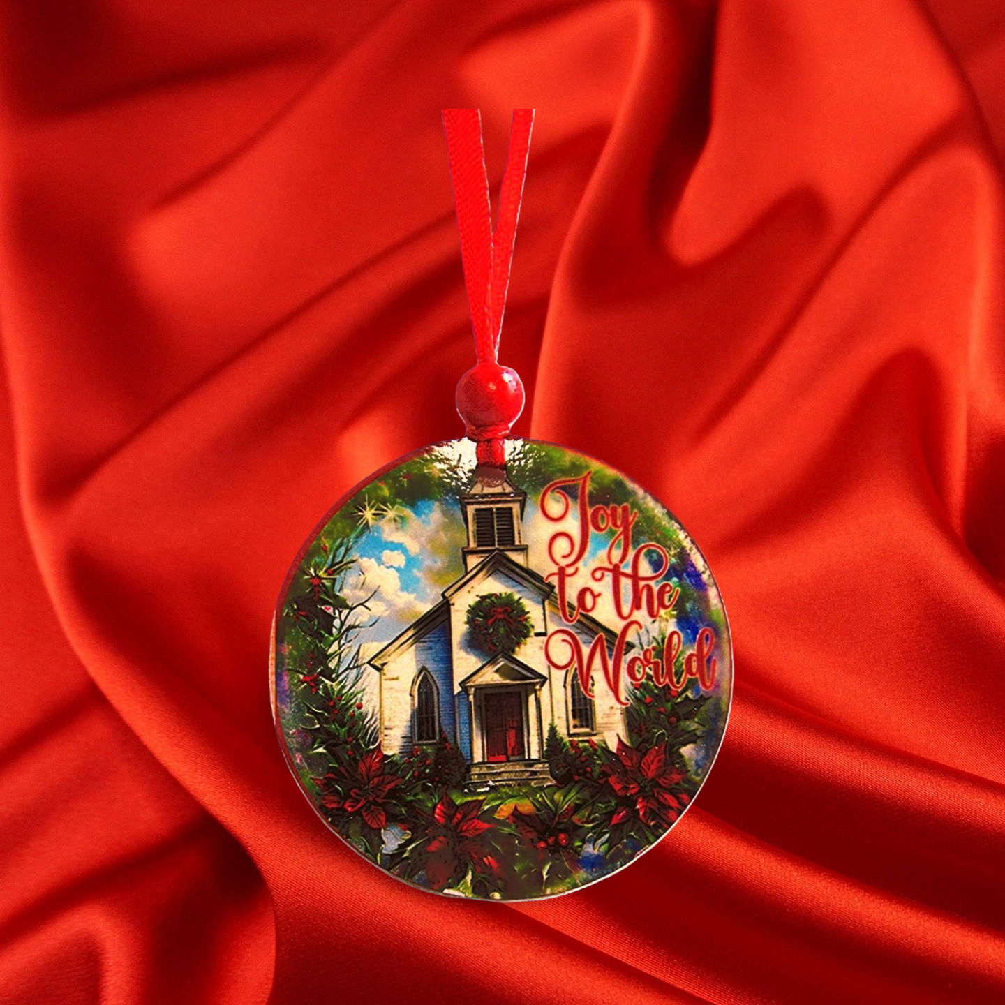 Round Shaped Sublimated Ornament