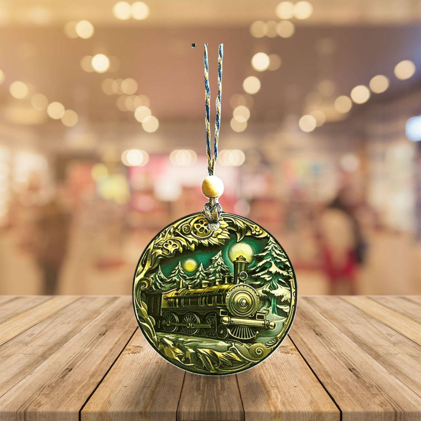 Round Shaped Sublimated Ornament