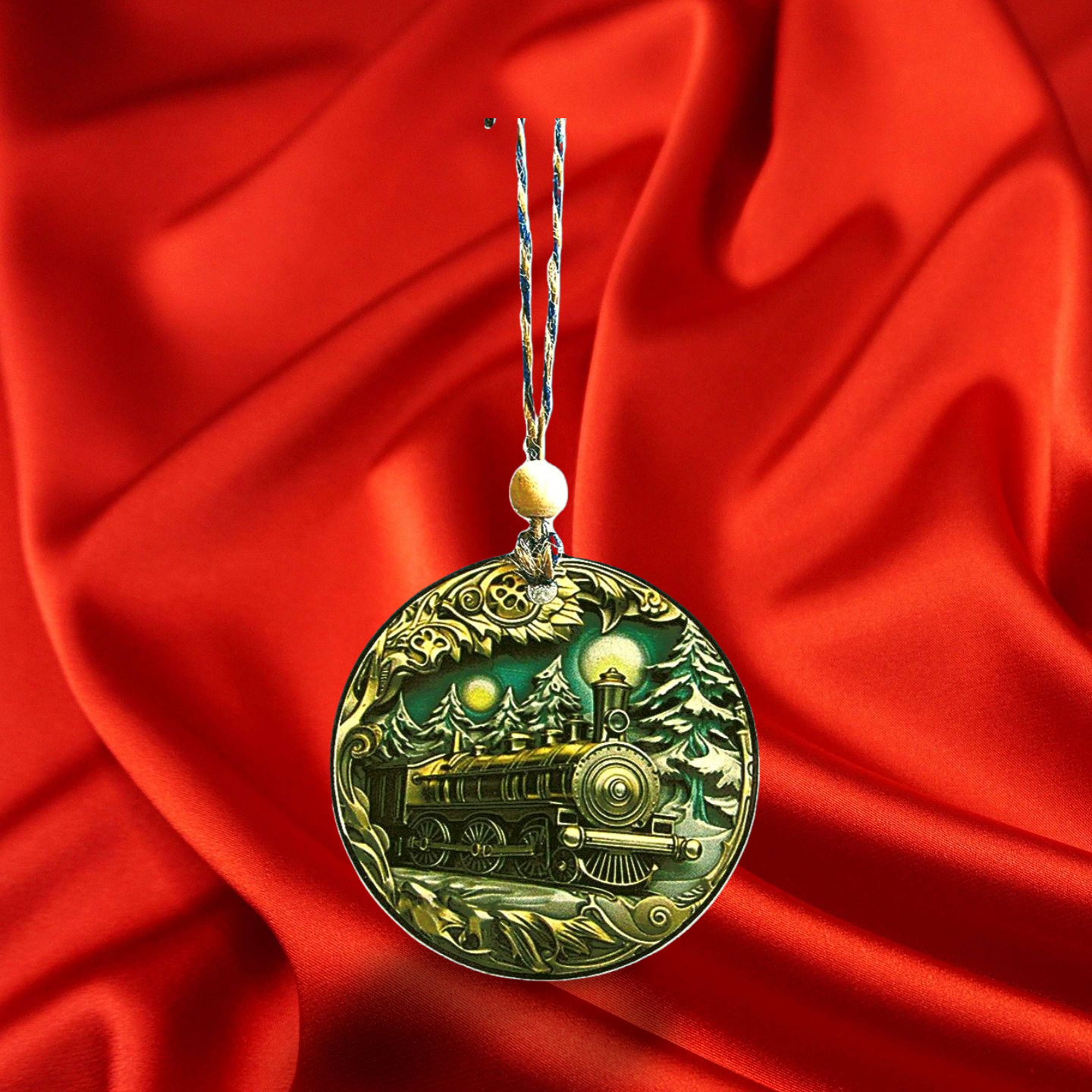 Round Shaped Sublimated Ornament