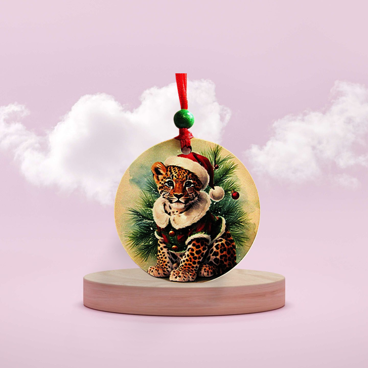 Round Shaped Sublimated Ornament