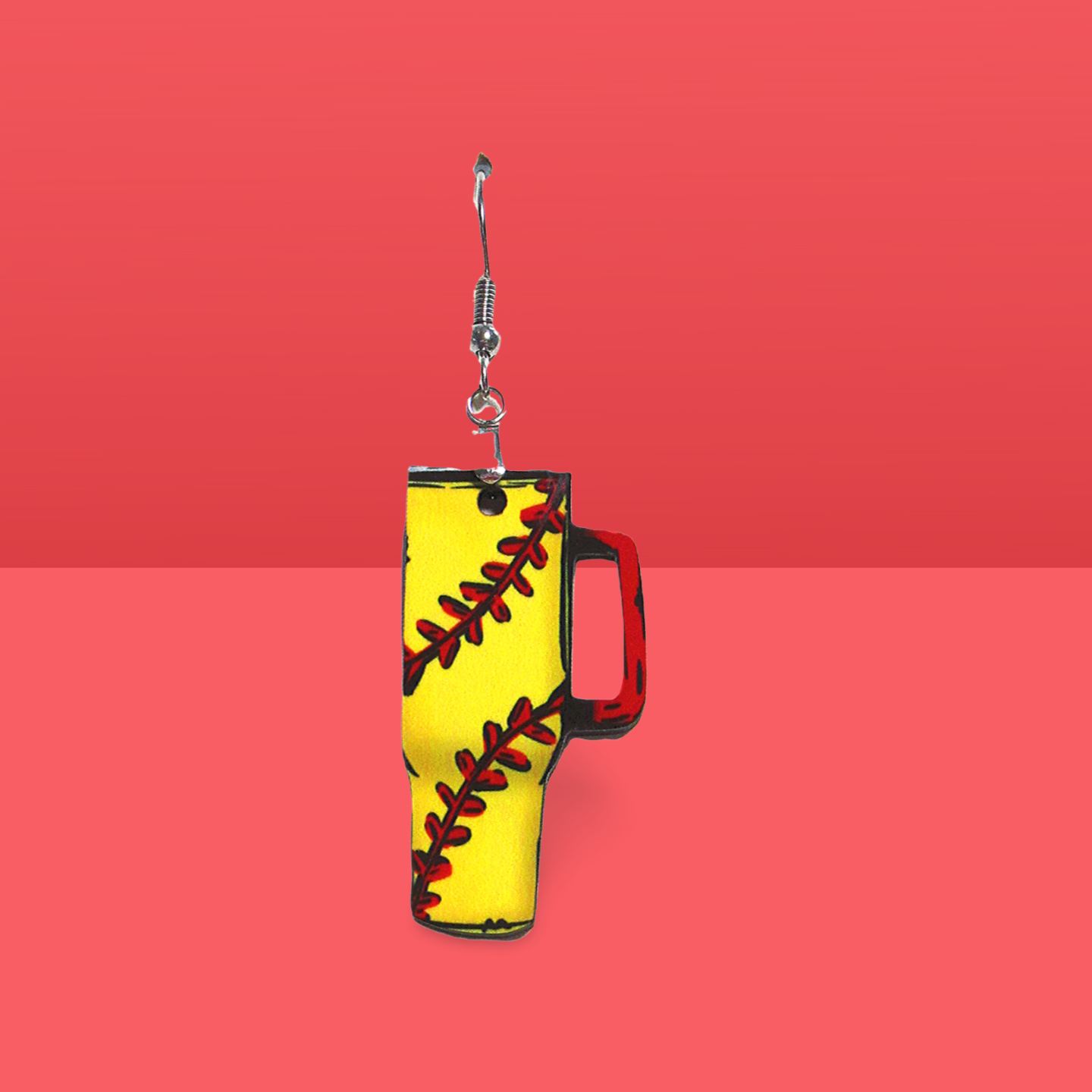 Tumbler Shaped Sublimated Earrings