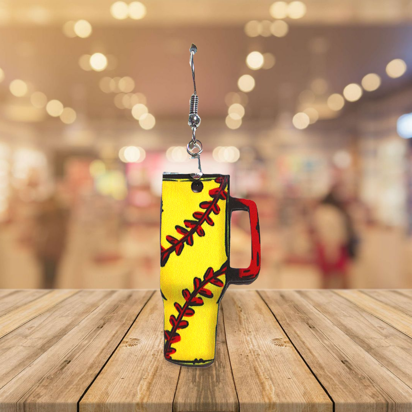 Tumbler Shaped Sublimated Earrings