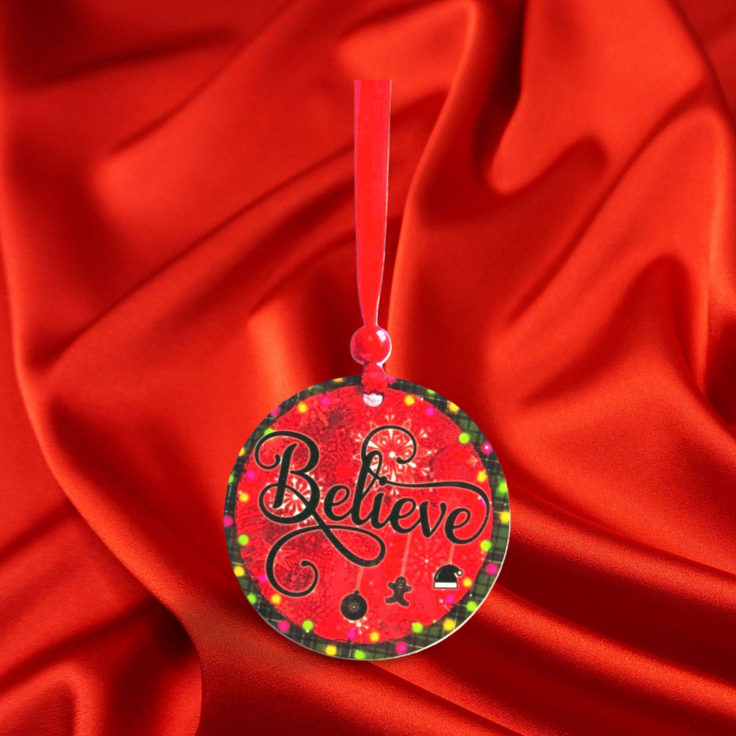 Round Shaped Sublimated Ornament